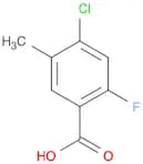 4-Chloro-2-fluoro-5-methylbenzoic acid