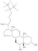 3β,5α,6β-Trihydroxycholestane-d7
