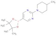 Pyrimidine, 2-(4-methyl-1-piperidinyl)-5-(4,4,5,5-tetramethyl-1,3,2-dioxaborolan-2-yl)-