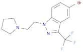 5-Bromo-1-(2-(pyrrolidin-1-yl)ethyl)-3-(trifluoromethyl)-1H-indazole