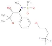 N-[(3R,4S)-3,4-Dihydro-3-hydroxy-2,2-dimethyl-6-(4,4,4-trifluorobutoxy)-2H-1-benzopyran-4-yl]-N-me…