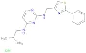 N4-Isobutyl-N2-((2-phenylthiazol-4-yl)methyl)pyrimidine-2,4-diamine hydrochloride
