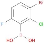 3-Bromo-2-chloro-6-fluorophenylboronic acid