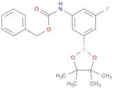 Benzyl N-[3-fluoro-5-(tetramethyl-1,3,2-dioxaborolan-2-yl)phenyl]carbamate