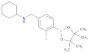 4-(N-Cyclohexylaminomethyl)-2-fluorophenylboronic acid, pinacol ester