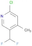 2-Chloro-5-(difluoromethyl)-4-methylpyridine