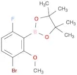 2-(3-Bromo-6-fluoro-2-methoxyphenyl)-4,4,5,5-tetramethyl-1,3,2-dioxaborolane