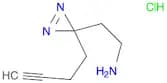 2-[3-(but-3-yn-1-yl)-3H-diazirin-3-yl]ethan-1-amine hydrochloride