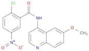 2-Chloro-N-(6-methoxy-4-quinolinyl)-5-nitrobenzamide
