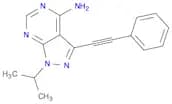 1-(1-Methylethyl)-3-(2-phenylethynyl)-1H-pyrazolo[3,4-d]pyrimidin-4-amine