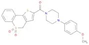 (5,5-Dioxido-4H-thieno[3,2-c]thiochromen-2-yl)(4-(4-methoxyphenyl)piperazin-1-yl)methanone