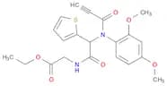 N-(2,4-Dimethoxyphenyl)-N-(1-oxo-2-propyn-1-yl)-2-(2-thienyl)glycylglycineethylester