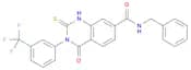 N-Benzyl-4-oxo-2-thioxo-3-(3-(trifluoromethyl)phenyl)-1,2,3,4-tetrahydroquinazoline-7-carboxamide