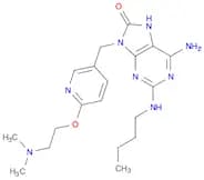 6-Amino-2-(butylamino)-9-[[6-[2-(dimethylamino)ethoxy]-3-pyridinyl]methyl]-7,9-dihydro-8H-purin-8-…