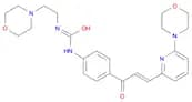 N-[2-(4-Morpholinyl)ethyl]-N'-[4-[3-[6-(4-morpholinyl)-2-pyridinyl]-1-oxo-2-propen-1-yl]phenyl]urea