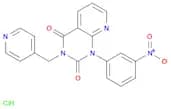 1-(3-Nitrophenyl)-3-(4-pyridinylmethyl)-pyrido[2,3-d]pyrimidine-2,3-(1H,3H)-dionehydrochloride