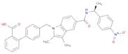 4'-[[2,3-Dimethyl-5-[[[(1S)-1-(4-nitrophenyl)ethyl]amino]carbonyl]-1H-indol-1-yl]methyl]-[1,1'-bip…