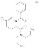 4-(Benzoylamino)-5-(dipropylamino)-5-oxopentanoicacidsodiumsalt