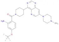 [2-Amino-4-(trifluoromethoxy)phenyl][4-[7-(4-methyl-1-piperazinyl)pyrido[3,2-d]pyrimidin-4-yl]-1-p…
