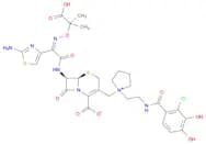 1-{[(6R,7R)-7-[(2Z)-2-(2-amino-1,3-thiazol-4-yl)-2-[(1-carboxy-1-methylethoxy)imino]acetamido]-2-c…