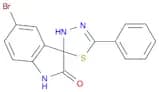 5-bromo-5'-phenyl-spiro[3H-indole-3,2'(3'H)-[1,3,4]thiadiazol]-2(1H)-one