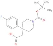 1-[(1,1-Dimethylethoxy)carbonyl]-4-(4-fluorophenyl)-4-piperidineacetic acid