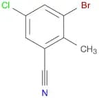 3-Bromo-5-chloro-2-methylbenzonitrile