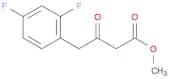 Methyl 2,4-difluoro-b-oxo-benzenebutanate