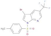 1H-Pyrrolo[2,3-b]pyridine, 3-bromo-1-[(4-methylphenyl)sulfonyl]-5-(trifluoromethyl)-