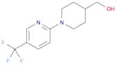 {1-[5-(Trifluoromethyl)pyridin-2-yl]piperidin-4-yl}methanol