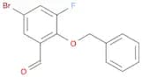 5-Bromo-3-fluoro-2-(phenylmethoxy)benzaldehyde