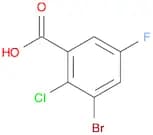 3-Bromo-2-chloro-5-fluorobenzoic acid