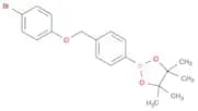 1,3,2-Dioxaborolane, 2-[4-[(4-bromophenoxy)methyl]phenyl]-4,4,5,5-tetramethyl-