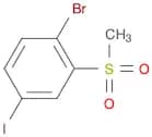 2-Bromo-5-iodophenyl methyl sulphone