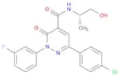 6-(4-chlorophenyl)-2-(3-fluorophenyl)-N-[(2S)-1-hydroxypropan-2-yl]-3-oxo-2,3-dihydropyridazine-4-…