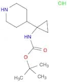 tert-butyl N-[1-(piperidin-4-yl)cyclopropyl]carbamate hydrochloride