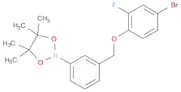2-(3-((4-bromo-2-fluorophenoxy)methyl)phenyl)-4,4,5,5-tetramethyl-1,3,2-dioxaborolane