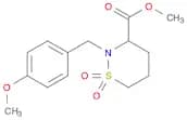 methyl 2-(4-methoxybenzyl)-1,2-thiazinane-3-carboxylate 1,1-dioxide