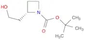 1-Azetidinecarboxylic acid, 2-(2-hydroxyethyl)-, 1,1-dimethylethyl ester,(2S)-