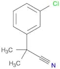 2-(3-chlorophenyl)-2-methyl-propanenitrile