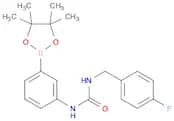 1-(4-fluorobenzyl)-3-(3-(4,4,5,5-tetramethyl-1,3,2-dioxaborolan-2-yl)phenyl)urea