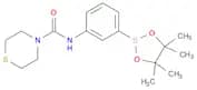 N-(3-(4,4,5,5-tetramethyl-1,3,2-dioxaborolan-2-yl)phenyl)thiomorpholine-4-carboxamide