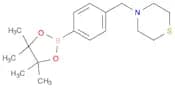 4-{[4-(tetramethyl-1,3,2-dioxaborolan-2-yl)phenyl]methyl}thiomorpholine