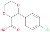 3-(4-Chlorophenyl)-1,4-dioxane-2-carboxylic acid