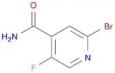 2-Bromo-5-fluoroisonicotinamide
