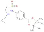 Ethanesulfonamide, 2-(cyclopropylamino)-N-[4-(4,4,5,5-tetramethyl-1,3,2-dioxaborolan-2-yl)phenyl]-