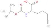 (S)-2-((tert-butoxycarbonyl)amino)hept-6-ynoic acid