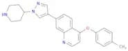 7-(1-(Piperidin-4-yl)-1H-pyrazol-4-yl)-4-(p-tolyloxy)quinoline