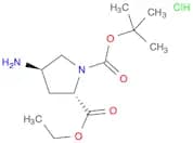 (2S,4R)-1-tert-Butyl 2-ethyl 4-aminopyrrolidine-1,2-dicarboxylate hydrochloride