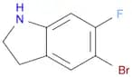 5-Bromo-6-fluoroindoline
